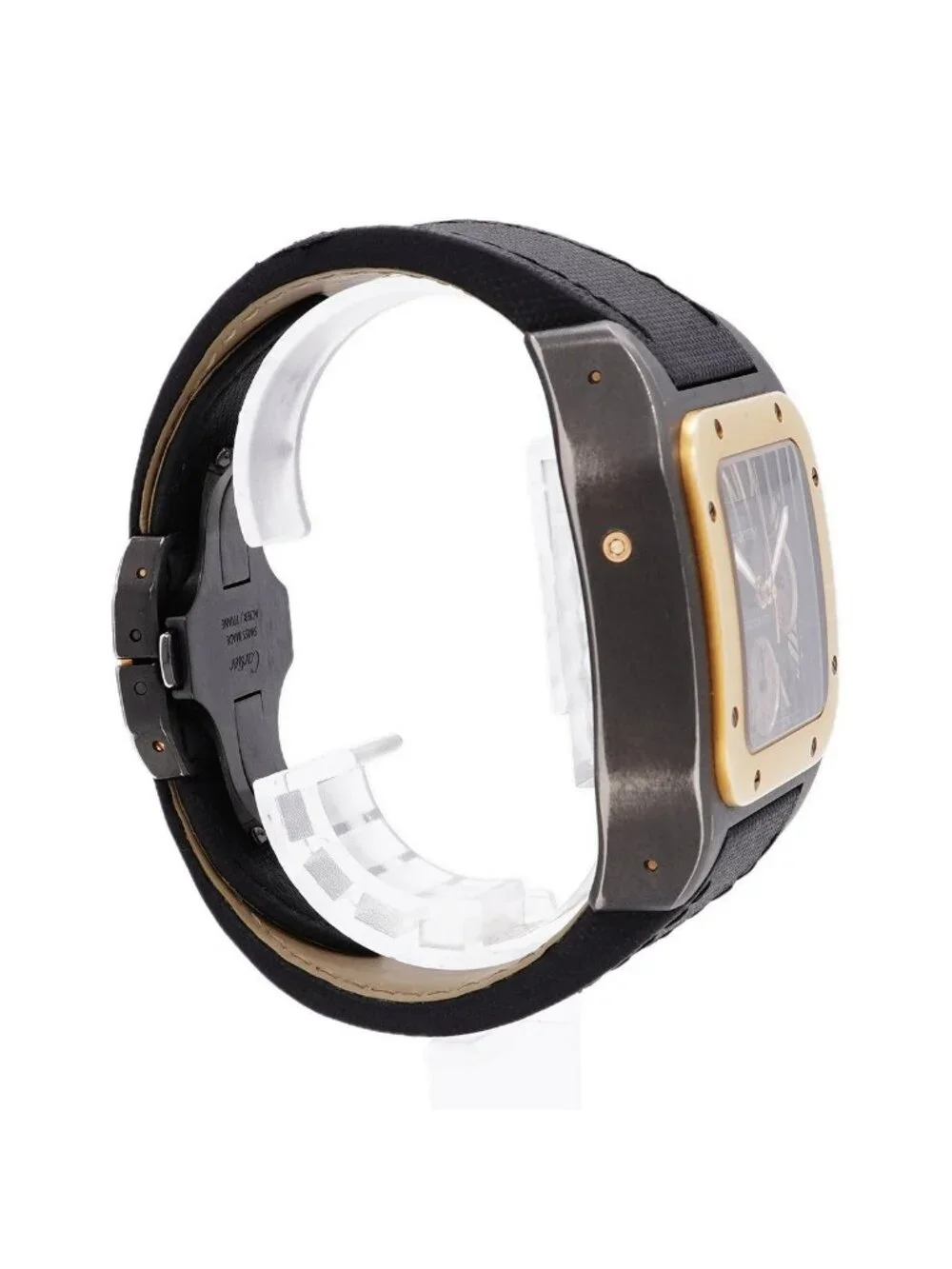 Cartier Santos 100 XL Chronograph Black Dial Watch